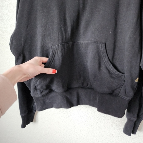 WE WORE WHAT Black hoodie size XS - Picture 5 of 6